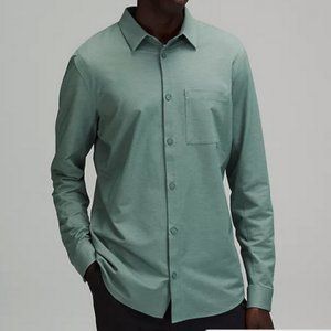 Lululemon Commission Long Sleeve Shirt Tidewater Medium